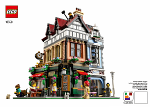 Vadovas Lego set 10350 Icons Tiudorų stiliaus kampinis namas