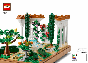 Bruksanvisning Lego set 10359 Icons Fontänträdgård