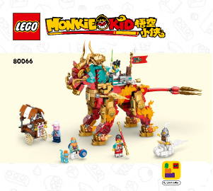 Handleiding Lego set 80066 Monkie Kid Mythische qilin