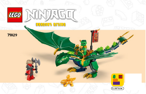 Handleiding Lego set 71829 Ninjago Lloyds groene bosdraak