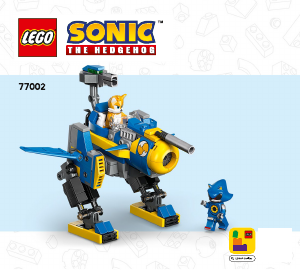 Vadovas Lego set 77002 Sonic the Hedgehog Cyclone prieš Metal Sonic