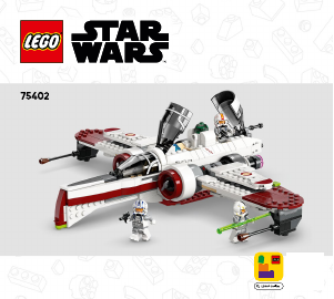 Használati útmutató Lego set 75402 Star Wars ARC-170 vadászgép