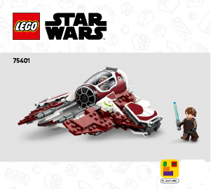 Kasutusjuhend Lego set 75401 Star Wars Ahsoka Jedi Interceptor