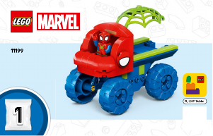 Kullanım kılavuzu Lego set 11199 Super Heroes Spidey Ekibi Dinozor Kamyonlu Kurtarma