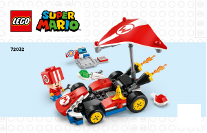 Handleiding Lego set 72032 Super Mario Mario Kart – Standaardkart