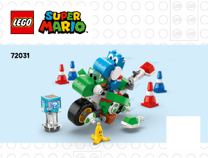 Handleiding Lego set 72031 Super Mario Mario Kart – Yoshi–crosser