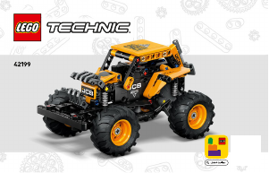 Käyttöohje Lego set 42199 Technic Monster Jam DIGatron ‑vetomoottoriauto