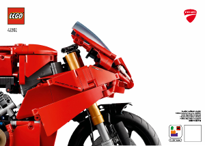 Handleiding Lego set 42202 Technic Ducati Panigale V4 S motor