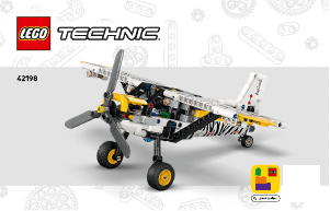 Handleiding Lego set 42198 Technic Junglevliegtuig