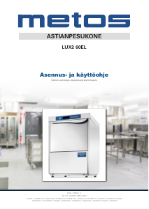 Käyttöohje Metos LUX2 60EL Astianpesukone