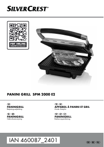 Handleiding SilverCrest IAN 460087 Contactgrill