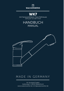 Bedienungsanleitung Wasserwerk WK7 Wasserhahn