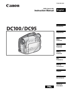 Handleiding Canon DC95 Camcorder