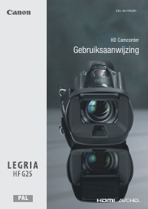 Handleiding Canon LEGRIA HF G25 Camcorder