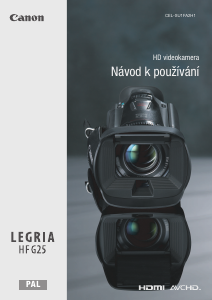 Manuál Canon LEGRIA HF G25 Videokamera