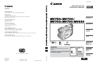 Handleiding Canon MV730i Camcorder