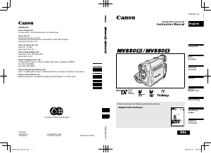 Handleiding Canon MV880X Camcorder