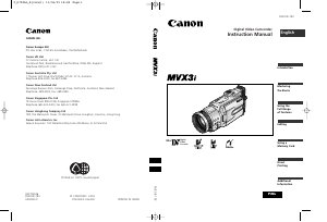 Handleiding Canon MVX3i Camcorder