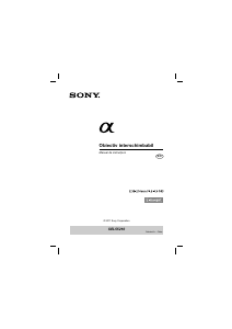 Manual Sony NEX-C3Y Obiectiv