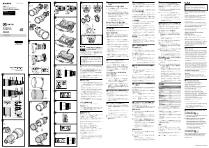 Mode d’emploi Sony SEL600F40GM Objectif