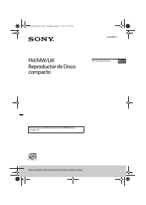 Manual de uso Sony CDX-G1001U Radio para coche