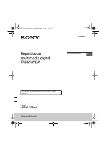 Manual de uso Sony DSX-A40UI Radio para coche