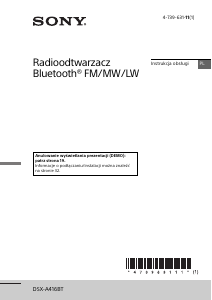 Instrukcja Sony DSX-A416BT Radio samochodowe