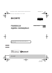 Használati útmutató Sony DSX-A60BT Autórádió
