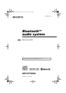 Návod Sony MEX-BT3600U Autorádio