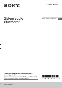 Manual Sony MEX-M100BT Player auto