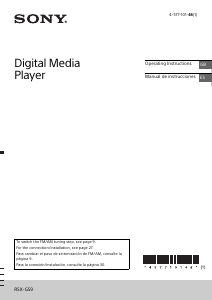 Manual Sony RSX-GS9 Car Radio