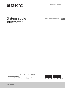 Manual Sony WX-900BT Player auto