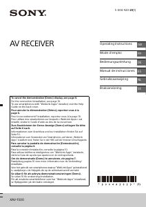 Handleiding Sony XAV-1500 Autoradio