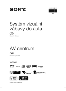 Návod Sony XAV-601BT Autorádio