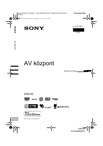 Használati útmutató Sony XAV-63 Autórádió