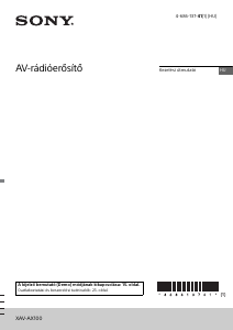 Használati útmutató Sony XAV-AX100 Autórádió