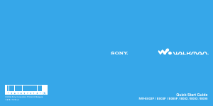 Manual Sony NW-E002F Walkman Mp3 Player