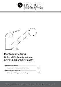 Manual Instmaier INST-KUE-EH-SPGB-QFS-0519 Faucet