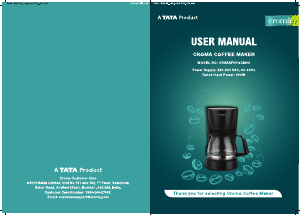 Handleiding Croma CRSKAF001sCM06 Koffiezetapparaat