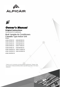 Manual AlpicAir ACMI-63VRDC1D Air Conditioner