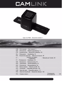 Manual de uso Camlink CL-FS20 Escáner de película
