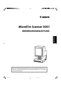 Bedienungsanleitung Canon MS300II Filmscanner