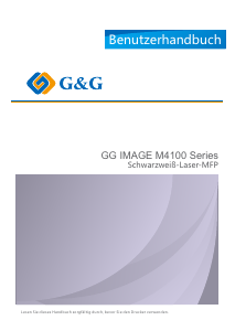 Bedienungsanleitung G&G M4100DW Multifunktionsdrucker