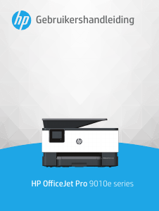 Handleiding HP OfficeJet Pro 9015e Multifunctional printer