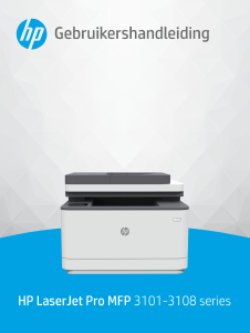 Handleiding HP LaserJet Pro MFP 3101 fdne Multifunctional printer