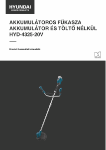 Használati útmutató Hyundai HYD-4325-20V Szegélynyíró