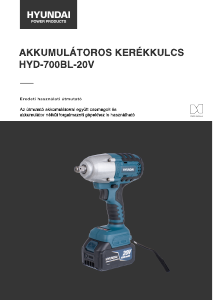 Használati útmutató Hyundai HYD-700BL-20V Ütvecsavarozó