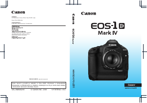 Manuál Canon EOS 1D Mark IV Digitální fotoaparát