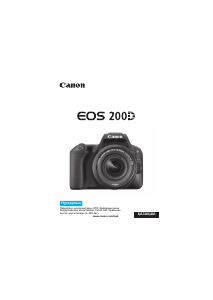 Посібник Canon EOS 200D Цифрова камера