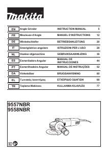 Manuale Makita 9557NBR Smerigliatrice angolare